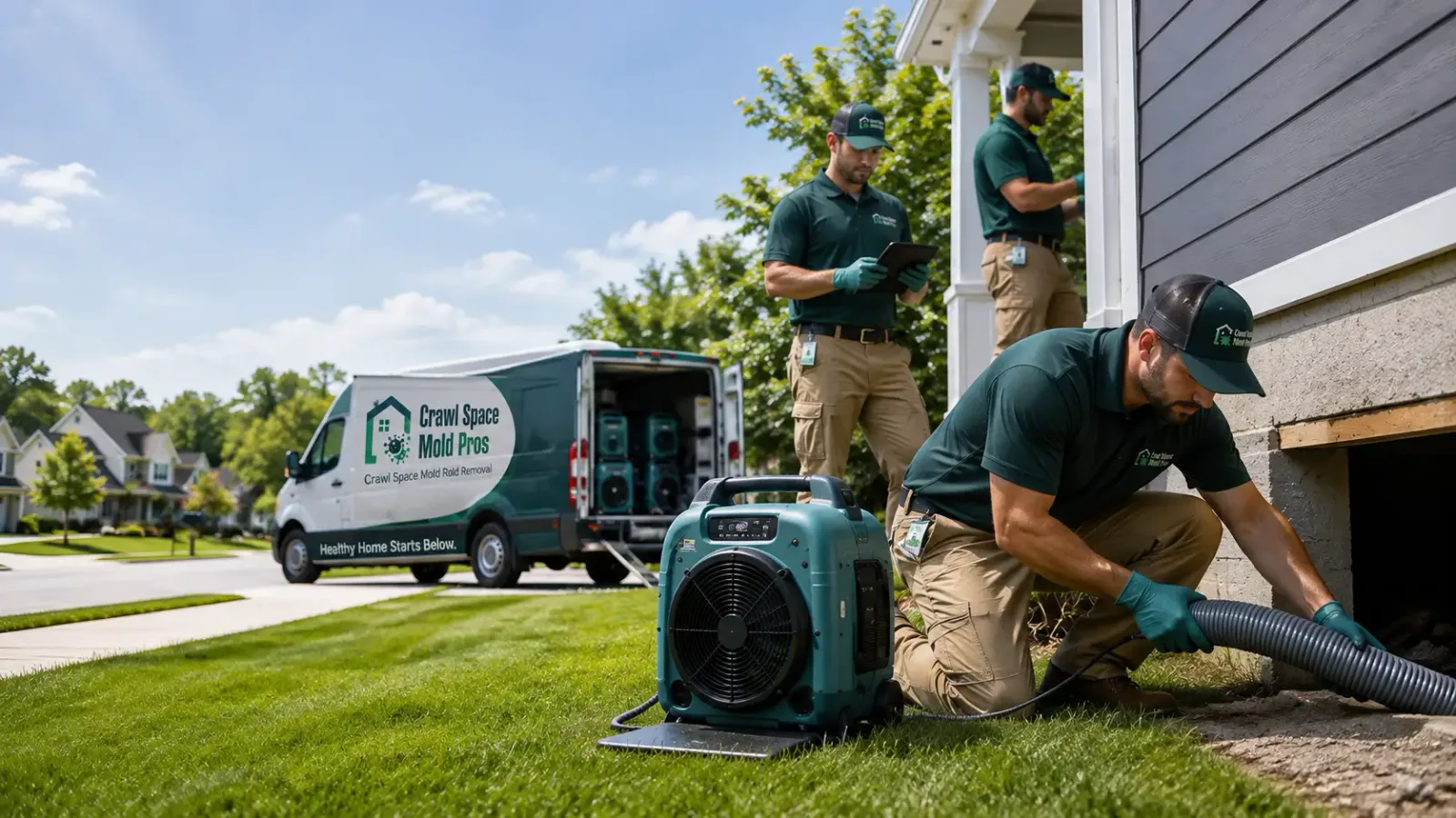 Crawl Space Mold Removal in East Freetown, MA